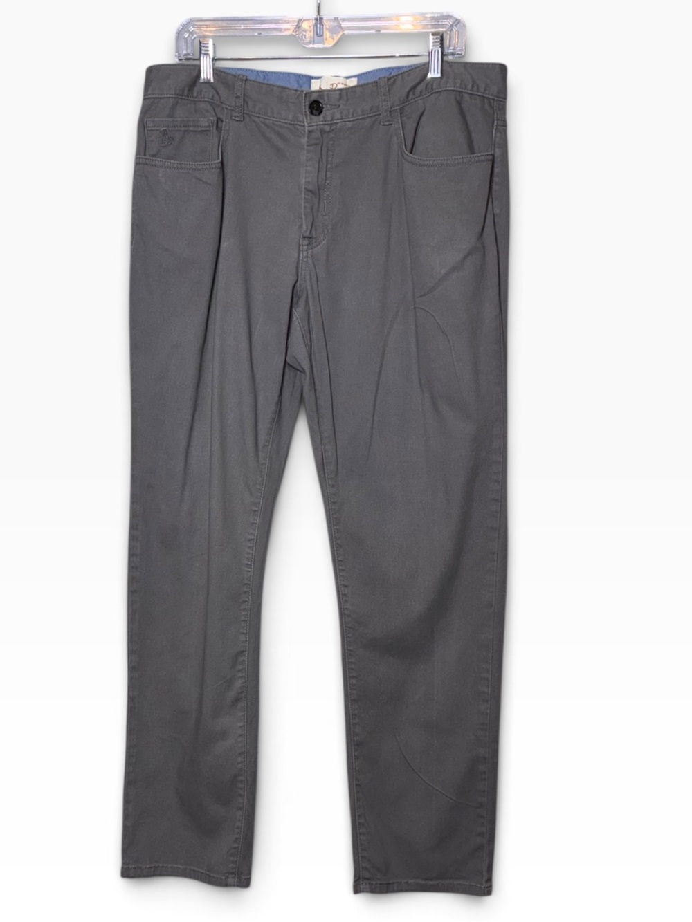 Original Penguin 5 Pocket Pants Straight Leg Jeans Castle Rock Gray Size 38 x 32